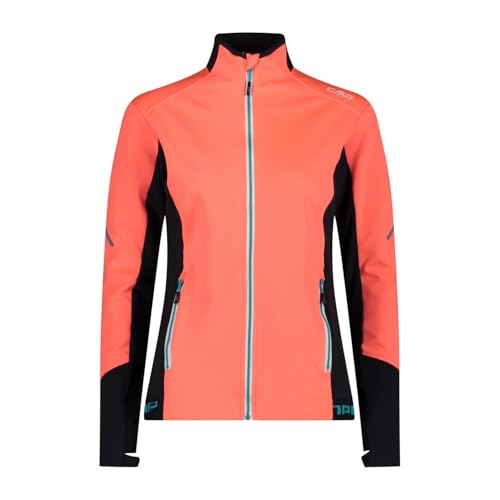 CMP Damen Light Softshell Jacke, red Fluo, 38 CMP Damen Light Softshell Jacke, red Fluo, 38 von CMP