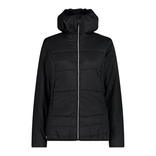 CMP - Damen Nylon Jacke mit Kapuze, Schwarz, 40 CMP - Damen Nylon Jacke mit Kapuze, Schwarz, 40 von CMP