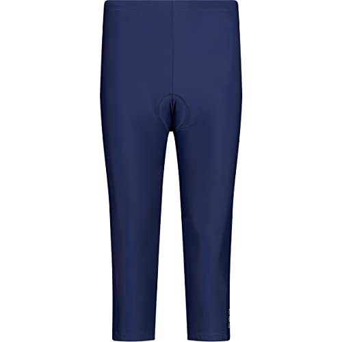 CMP Damen Pantalone Capri Da Bike Elasticizzato E Traspirante Hose, blau, D38 von CMP