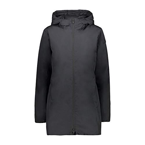 CMP Damen Parka Sfiancato Con Imbottitura Dupont Sorona Jacke, Schwarz, 54 EU von CMP