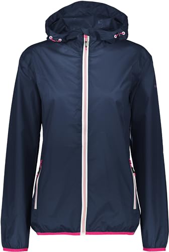CMP - Damen-Regenjacke aus Ripstop-Polyester, Marine, D38 CMP - Damen-Regenjacke aus Ripstop-Polyester, Marine, D38 von CMP