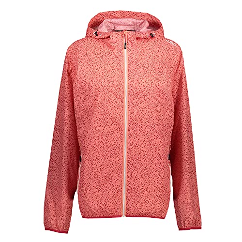 CMP - Damen-Regenjacke mit abnehmbarer Kapuze, Koralle, D40 CMP - Damen-Regenjacke mit abnehmbarer Kapuze, Koralle, D40 von CMP
