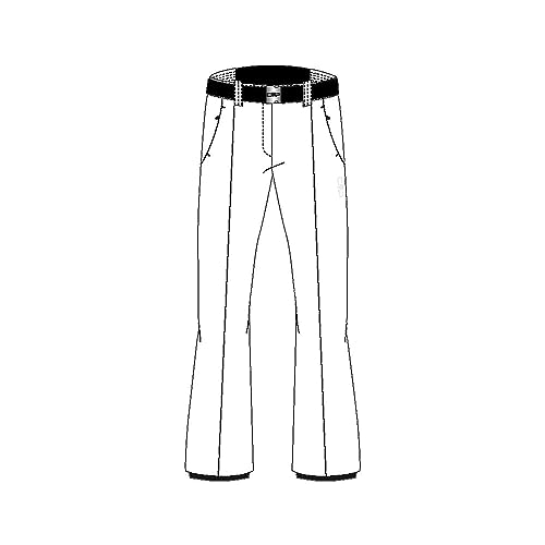 CMP - Damen-Skihose aus Twill, Weiss, D44 von CMP