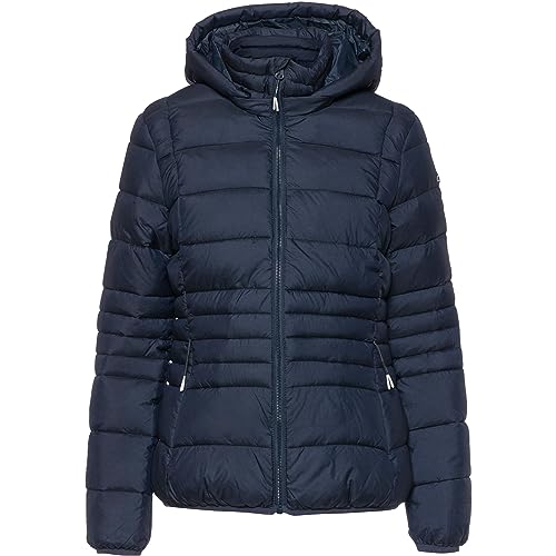 CMP Damen Steppjacke Black Blue Melange 42 von CMP