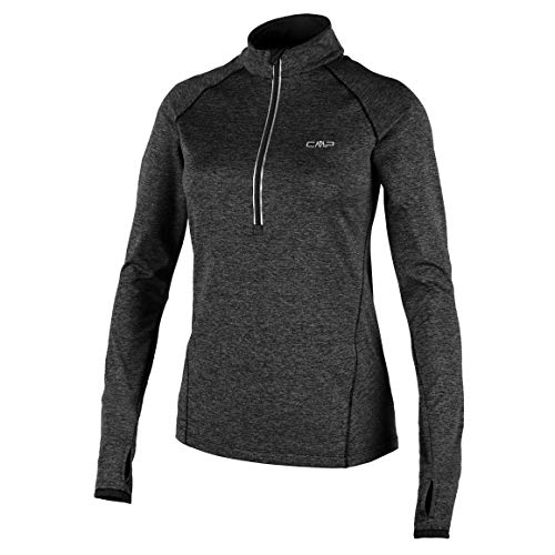 CMP Damen Sweatshirt Fitness Sweat, nero mel., 42 CMP Damen Sweatshirt Fitness Sweat, nero mel., 42 von CMP