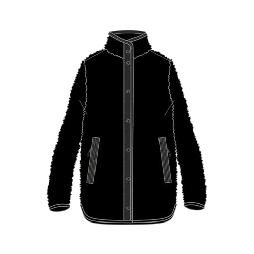 CMP, LONG JACKET, 34P0666, Basic Black, D38, Woman CMP, LONG JACKET, 34P0666, Basic Black, D38, Woman von CMP