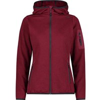 CMP Damen Unterjacke Kapuzen Fleecejacke Strick von CMP