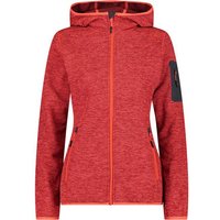 CMP Damen Unterjacke Kapuzen Fleecejacke Strick von CMP