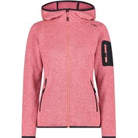 CMP Damen Unterjacke Kapuzen Fleecejacke Strick von CMP