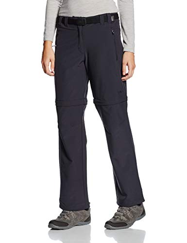 CMP - Stretch-Zipp-Off-Hose für Damen, Anthrazit, D48 von CMP