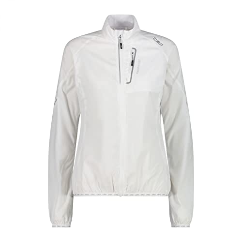 CMP Damen Damenjacke Jacke Mit Reflektierenden Details, Weiß, 40 EU von CMP