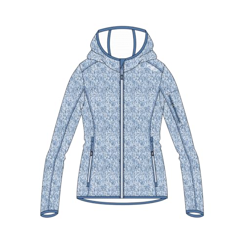 CMP Damenjacke aus Knit-Tech mit fester Kapuze CMP Damenjacke aus Knit-Tech mit fester Kapuze von CMP
