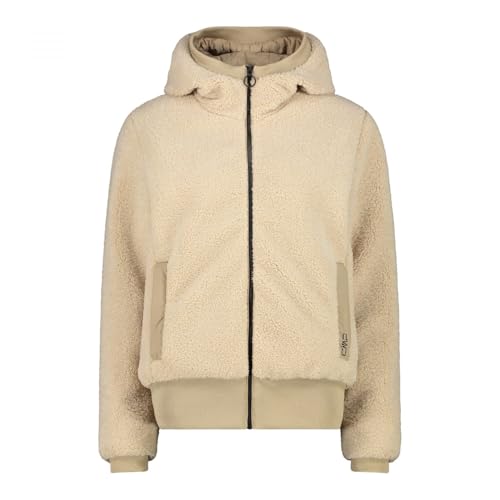 CMP Damenjacke aus Teddyfell mit fester Kapuze CMP Damenjacke aus Teddyfell mit fester Kapuze von CMP