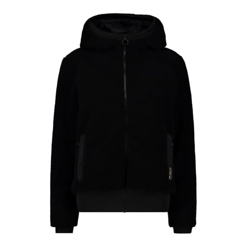 CMP, JACKET FIX HOOD, 34K2906, Basic Black, D46, Woman CMP, JACKET FIX HOOD, 34K2906, Basic Black, D46, Woman von CMP