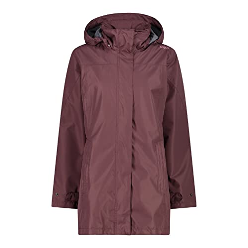 CMP Damen Damenjacke Mit Kapuze Und Druckknöpfen Regenjacke, Pflaume, S EU CMP Damen Damenjacke Mit Kapuze Und Druckknöpfen Regenjacke, Pflaume, S EU von CMP