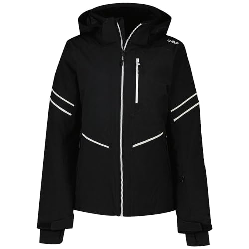 CMP - Damenjacke mit Kapuze und Reißverschluss, Schwarz, S CMP - Damenjacke mit Kapuze und Reißverschluss, Schwarz, S von CMP