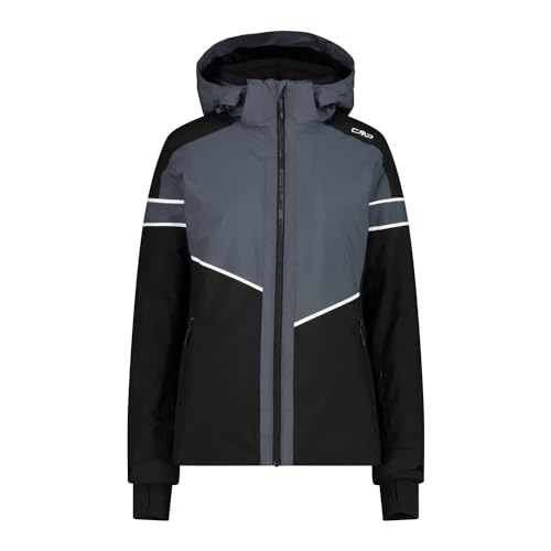 CMP - Damenjacke mit Kapuze und Reißverschluss, Schwarz, L CMP - Damenjacke mit Kapuze und Reißverschluss, Schwarz, L von CMP