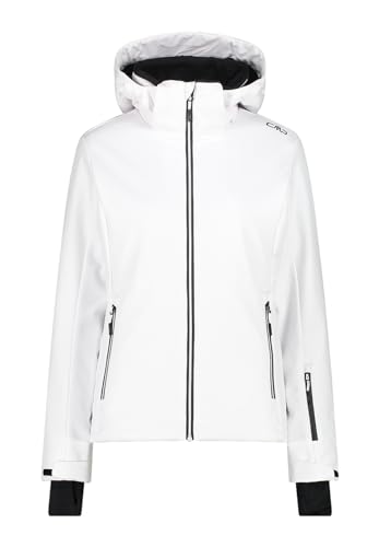 CMP - Damenjacke mit Kapuze und Reißverschluss, Weiß, L CMP - Damenjacke mit Kapuze und Reißverschluss, Weiß, L von CMP