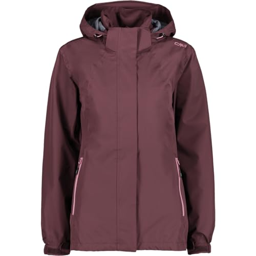 CMP - Damenjacke mit Reißverschluss und atmungsaktiver Kapuze, Pflaume, M CMP - Damenjacke mit Reißverschluss und atmungsaktiver Kapuze, Pflaume, M von CMP