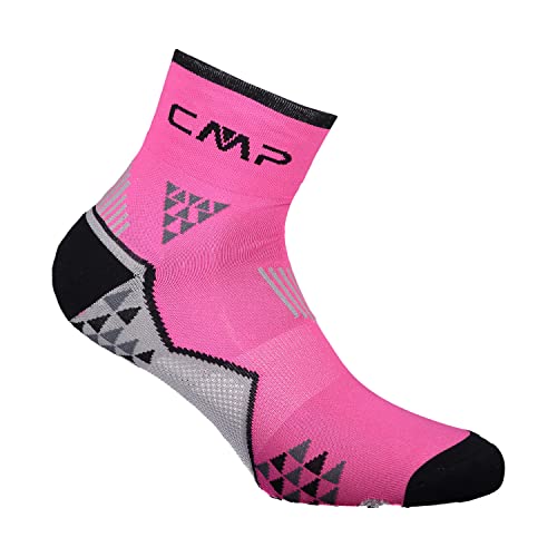 CMP ERROR:#N/A Trail-socken Socks, Pink Fluo-Schwarz, 36-38 EU von CMP