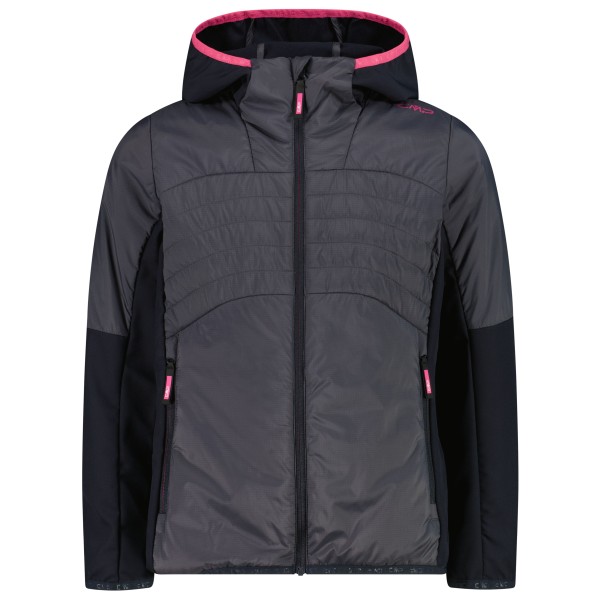 CMP - Girl's Hybrid Jacket Fix Hood - Kunstfaserjacke Gr 128 blau CMP - Girl's Hybrid Jacket Fix Hood - Kunstfaserjacke Gr 128 blau von CMP
