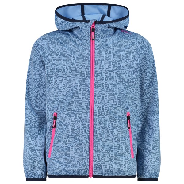 CMP - Girl's Jacket Fix Hood LT Softshell - Softshelljacke Gr 116 blau von CMP