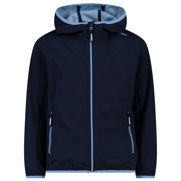 CMP - Girl's Jacket Fix Hood Light Softshell - Softshelljacke Gr 176 blau von CMP