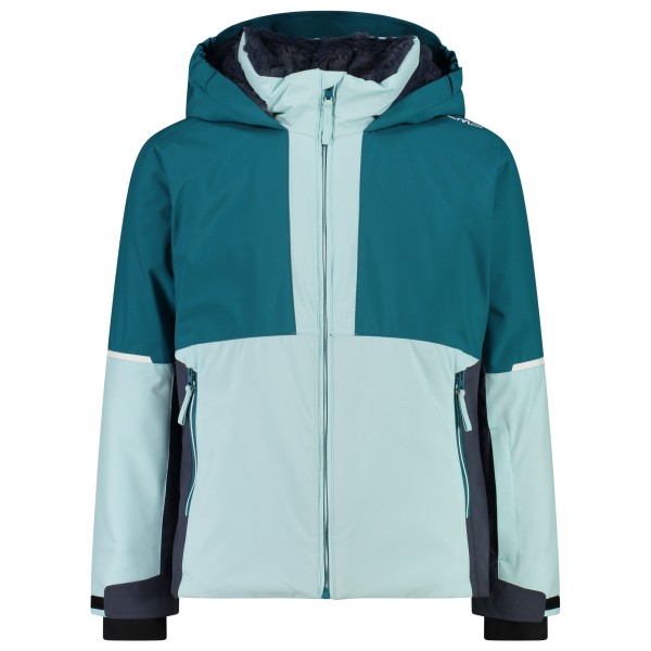 CMP - Girl's Jacket Fix Hood Twill - Skijacke Gr 128 grau von CMP