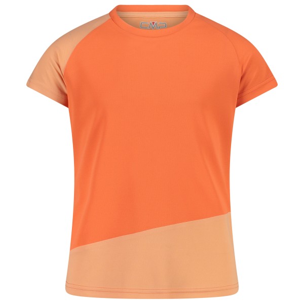 CMP - Girl's Piquet T-Shirt - Funktionsshirt Gr 140 orange von CMP