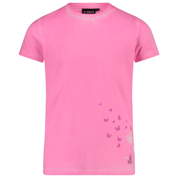 CMP - Girl's Stretch Dyed Jersey T-Shirt - T-Shirt Gr 110 rosa CMP - Girl's Stretch Dyed Jersey T-Shirt - T-Shirt Gr 110 rosa von CMP