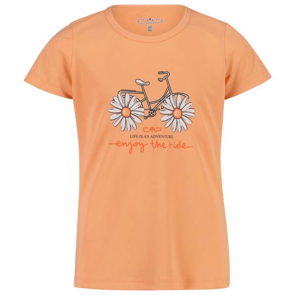 CMP - Girl's T-Shirt Piquet Print - Funktionsshirt Gr 116 orange CMP - Girl's T-Shirt Piquet Print - Funktionsshirt Gr 116 orange von CMP