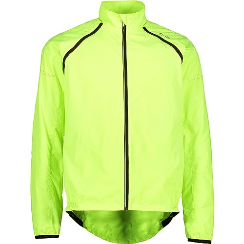 CMP Windschutzjacke mit abnehmbaren Ärmeln für Herren, Yellow Fluo,48 CMP Windschutzjacke mit abnehmbaren Ärmeln für Herren, Yellow Fluo,48 von CMP