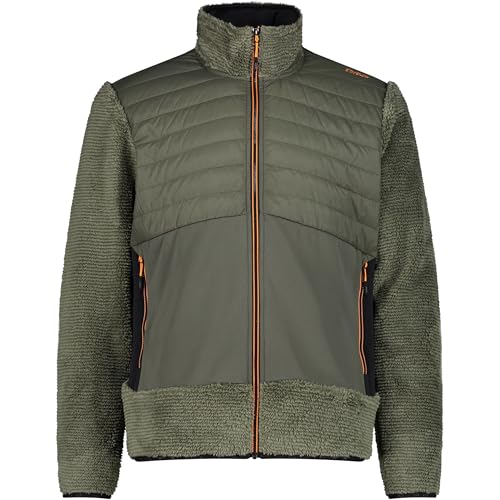 CMP - Herren Highloft Hybrid Fleece Jacke, Olive, 52 CMP - Herren Highloft Hybrid Fleece Jacke, Olive, 52 von CMP