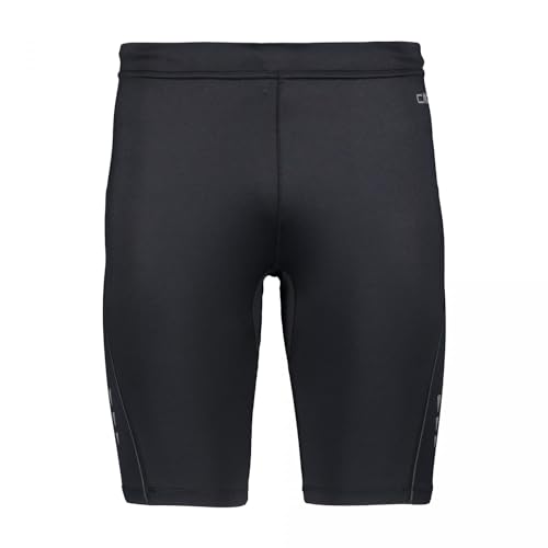 CMP - Stretch-Fahrradshorts für Herren, Schwarz-Asphalt, 48 von CMP