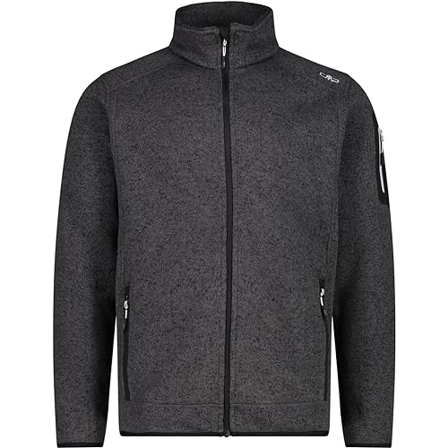CMP - Knit-Tech-Fleecejacke für Herren, Schwarzer Gletscher, 54 CMP - Knit-Tech-Fleecejacke für Herren, Schwarzer Gletscher, 54 von CMP