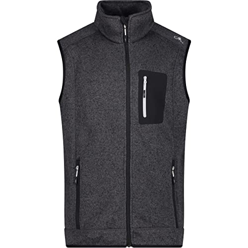 CMP - Herren-Knit-Tech-Weste, Schwarzer Gletscher, 52 CMP - Herren-Knit-Tech-Weste, Schwarzer Gletscher, 52 von CMP