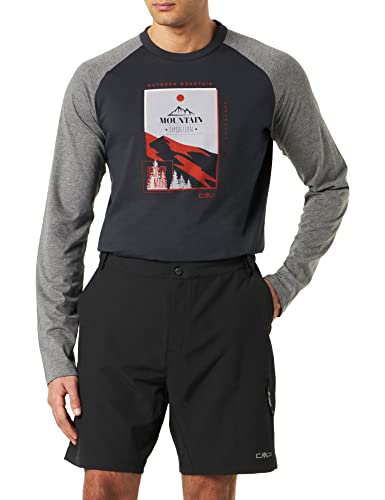CMP - Herren-Stretch-Bermudas mit Innenfutter, Schwarz, 48 CMP - Herren-Stretch-Bermudas mit Innenfutter, Schwarz, 48 von CMP