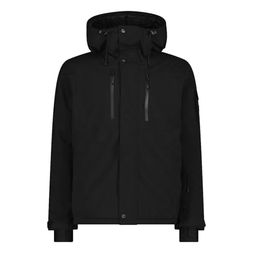 CMP - Herren Skijacke mit fester Kapuze, Schwarz, 54 CMP - Herren Skijacke mit fester Kapuze, Schwarz, 54 von CMP