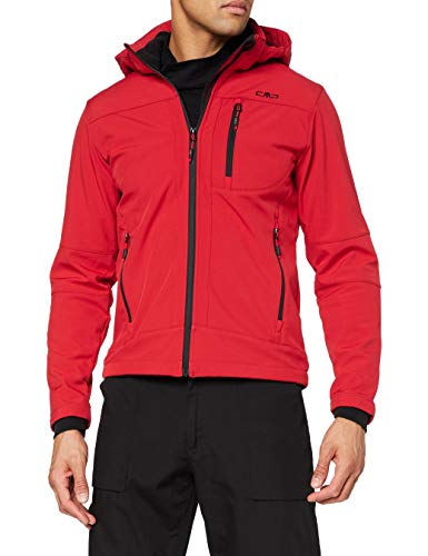 CMP - Herren-Softshelljacke mit abnehmbarer Kapuze, Ferrari-Nero, 48 CMP - Herren-Softshelljacke mit abnehmbarer Kapuze, Ferrari-Nero, 48 von CMP