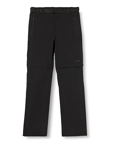 CMP Herren Zip Zipp Off Hose, Schwarz(Nero),25 von CMP