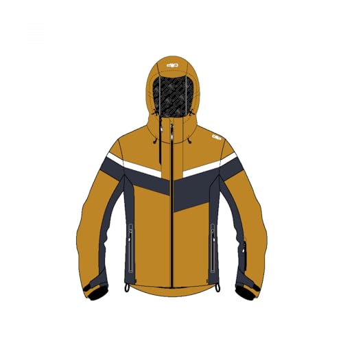 CMP - Herrenjacke mit fester Kapuze, Kürbis, 46 CMP - Herrenjacke mit fester Kapuze, Kürbis, 46 von CMP