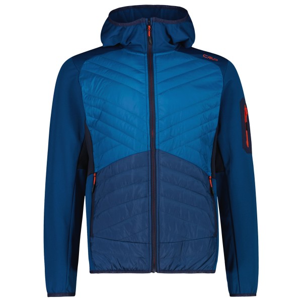 CMP - Hybrid Jacket Fix Hood - Kunstfaserjacke Gr 50 blau von CMP