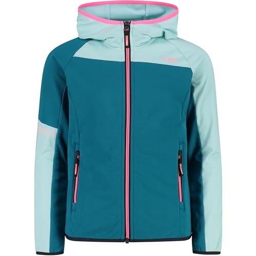 CMP Jacke für Mädchen aus Stretch-Fleece, Performance, mit fester Kapuze, Uni – Kinder und Jugendliche CMP Jacke für Mädchen aus Stretch-Fleece, Performance, mit fester Kapuze, Uni – Kinder und Jugendliche von CMP