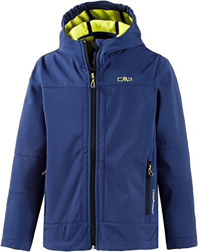 CMP Softshell Jungen Kapuzen Jacke, Nautico/Acido, 176, 3A00094 CMP Softshell Jungen Kapuzen Jacke, Nautico/Acido, 176, 3A00094 von CMP
