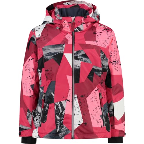 CMP - Kid G Kapuzenjacke mit Druckknöpfen, Fuxia-Anemone-Glanz, 140 CMP - Kid G Kapuzenjacke mit Druckknöpfen, Fuxia-Anemone-Glanz, 140 von CMP