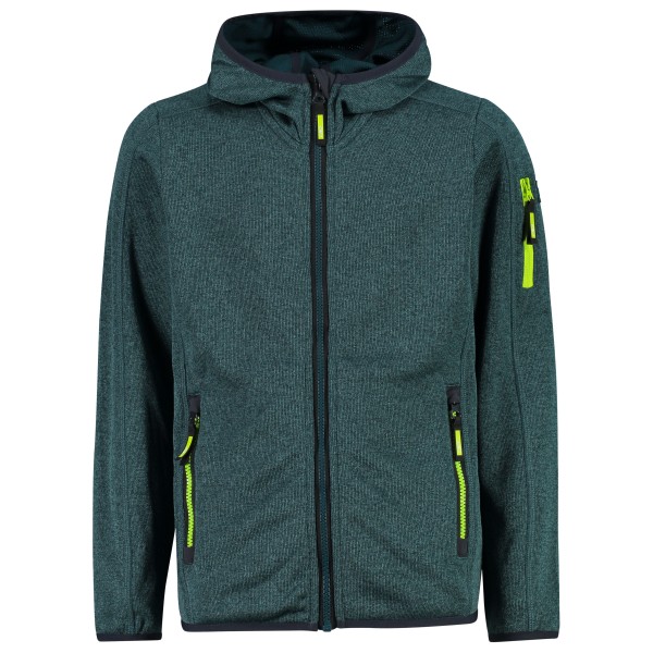CMP - Kid's Jacket Fix Hood Knitted + Mesh - Fleecejacke Gr 164 blau CMP - Kid's Jacket Fix Hood Knitted + Mesh - Fleecejacke Gr 164 blau von CMP