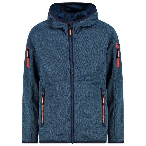 CMP - Kid's Jacket Fix Hood Knitted + Mesh - Fleecejacke Gr 176 blau CMP - Kid's Jacket Fix Hood Knitted + Mesh - Fleecejacke Gr 176 blau von CMP