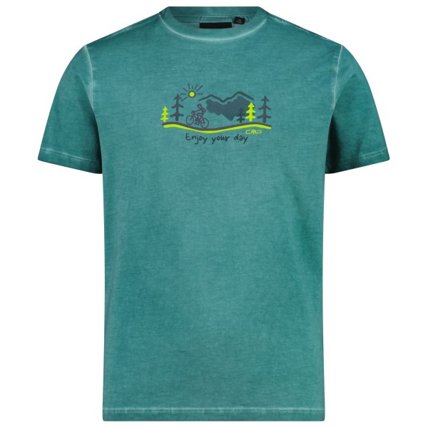 CMP - Kid's Stretch Dyed T-Shirt - T-Shirt Gr 116 türkis CMP - Kid's Stretch Dyed T-Shirt - T-Shirt Gr 116 türkis von CMP