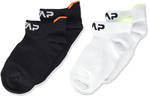 CMP - Ultraleichte Fitnesssocken für Kinder, Schwarz-Weiss, 25/27 von CMP