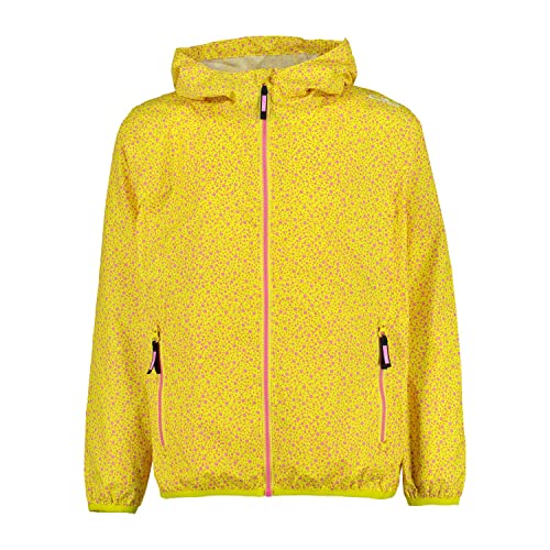 CMP Mädchen Giacca Da Pioggia Bambini Con Cappuccio Fisso Knit Tech Melange Fleece Jacket, Woman, Corallo-Red Kiss, 56, Zitrone, 176 EU CMP Mädchen Giacca Da Pioggia Bambini Con Cappuccio Fisso Knit Tech Melange Fleece Jacket, Woman, Corallo-Red Kiss, 56, Zitrone, 176 EU von CMP